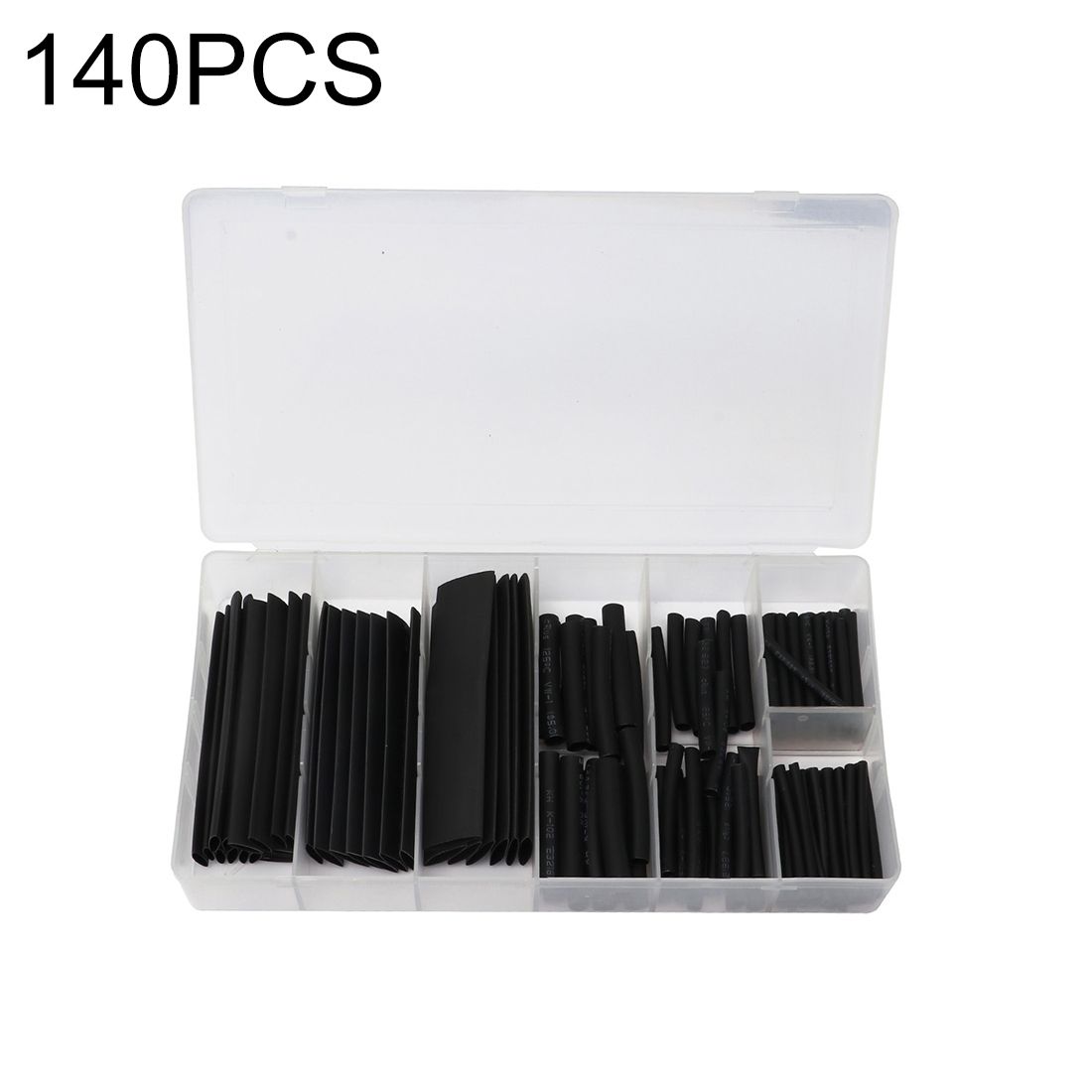 129 PCS / Box Waterproof High Toughness Oxidation Resistance Seal Heat-shrinkable Butt Wire Tube