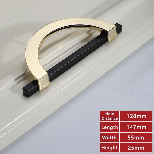 4pcs Luxury White Cabinet Door Handles