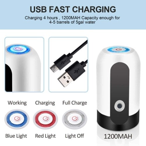 Usb Charging Automatic Drinking Water Pump