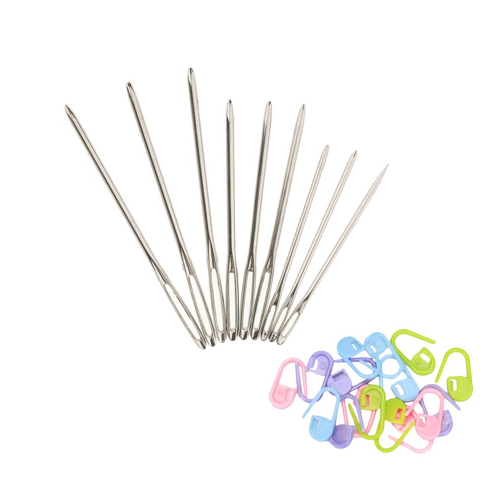 20pcs Knitting Crochet Locking Stitch Markers W/ 9pcs