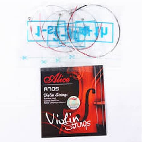 Alice Violin Strings with Steel- 4 String Violin Set