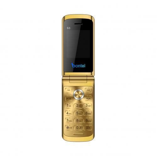 S3 - 1.77" - Colour Display - Flip Phone - 1000mAh - Gold