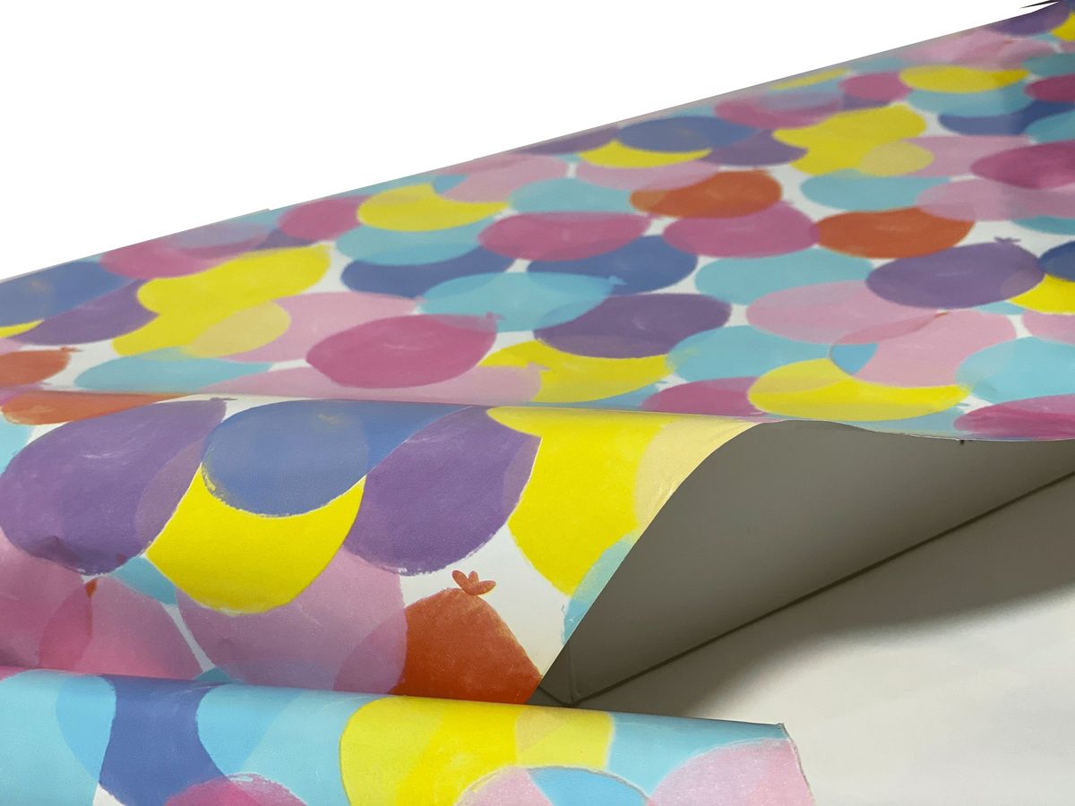 1 Roll Of Paper Gift Wrap With Paper Cutter - 2.5 Ft. X 10.5 Ft