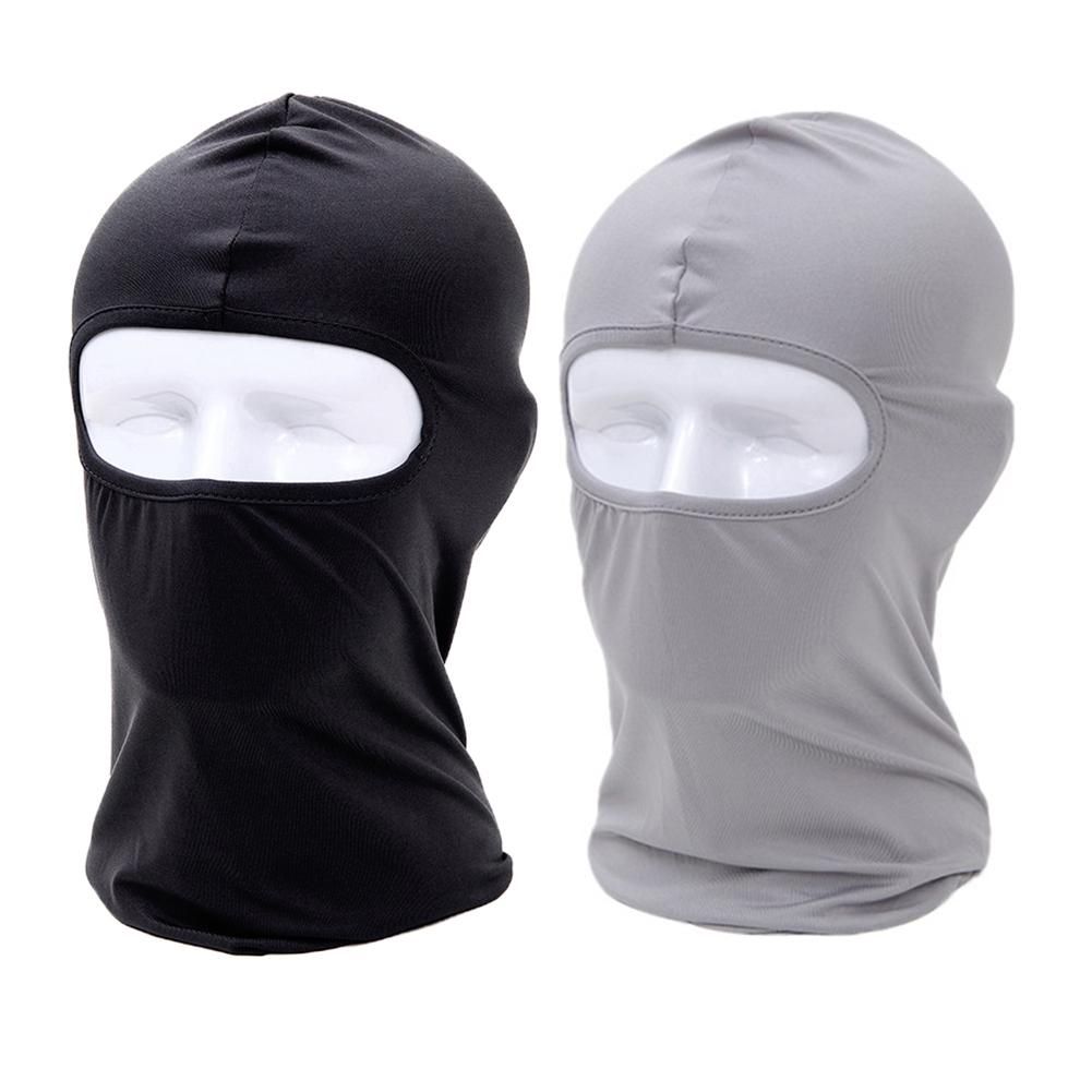 2Pcs Sun Protection Dust Proof-Black + Light Grey
