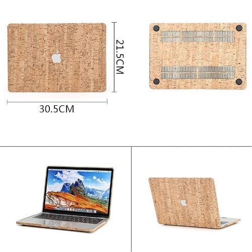 Shockproof Wooden Case Cover For Macbook  Air 13.3 2018-2020 Inch