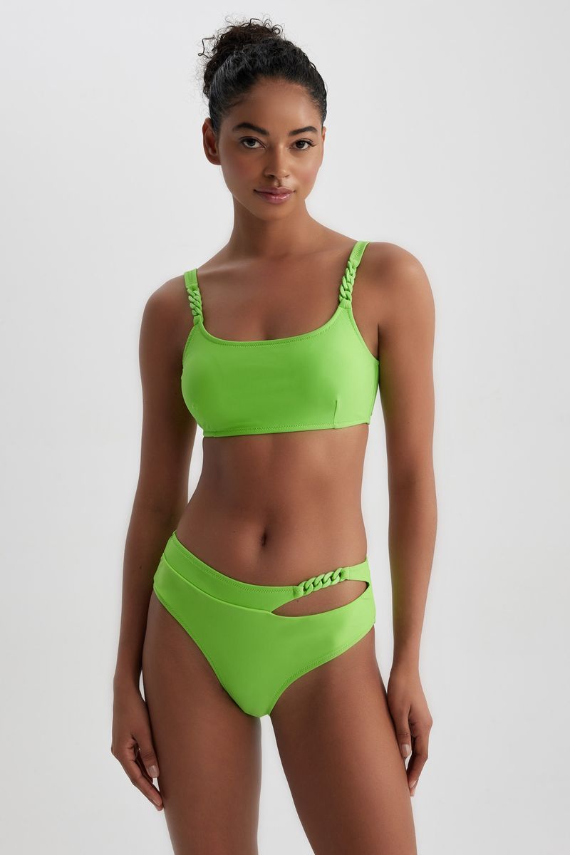 Woman Special Collection Regular Fit Bikini Bottom - Green