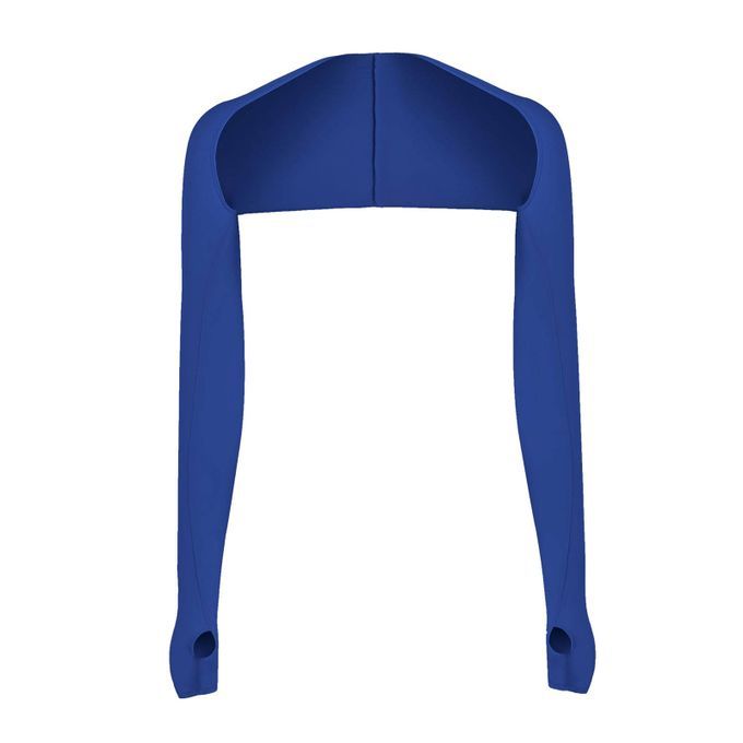 Cooling Shawl Arm Sleeves Summer Sun Protection Women Men Royal Blue