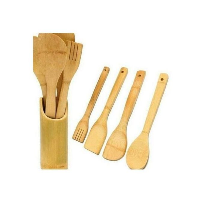 Wooden Kitchen Spoon Set