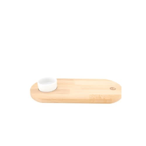 Serving Board With Bowl - Beige/off-white