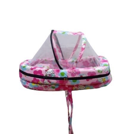 Pure Cotton Baby Cradle Bed Crib With Net