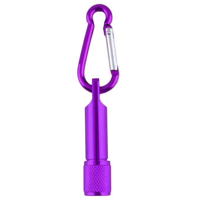 Mini Po Ket Portable Key Hain Keyring    Amping Flashlight Tor H   Light-purple