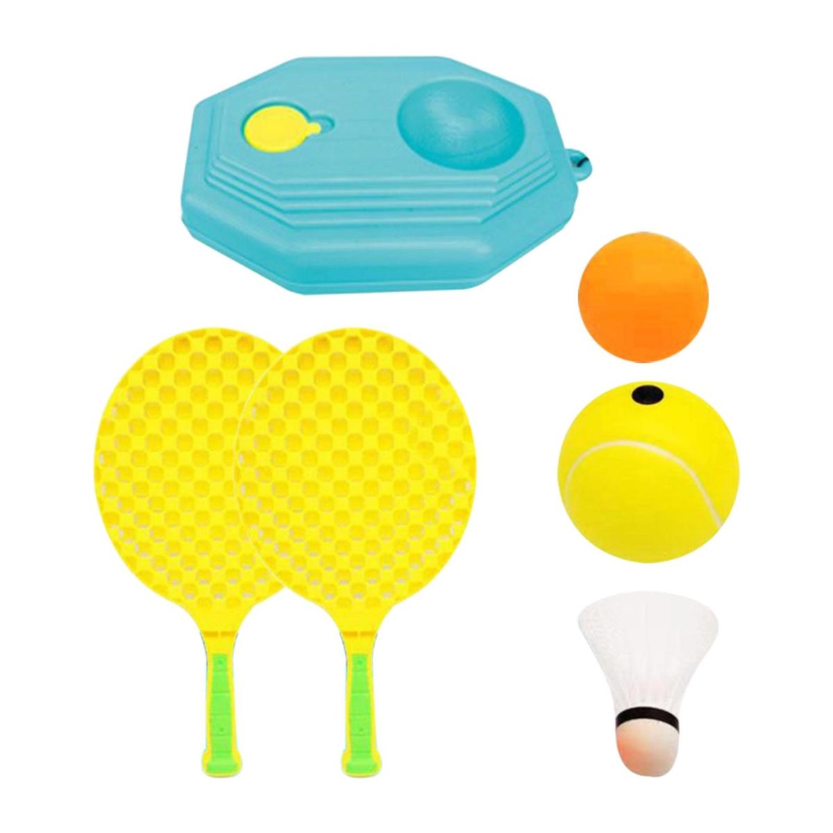 1 Set Vision Ball Self Tennis Practice Training Rebounder Kit