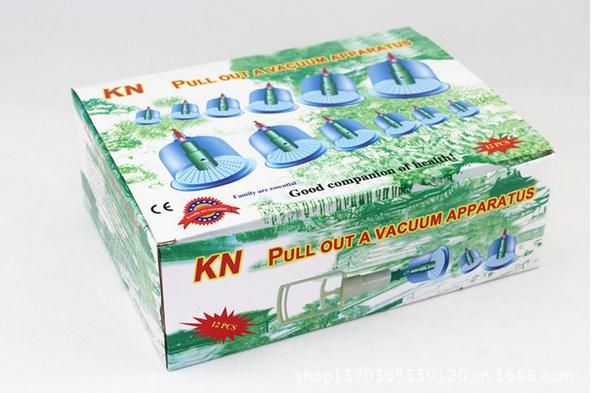 Chinese Care Portable 12 Pcs/ Relaxation Set Body Therapy Health Body Vacuum Set Medical Cupping Healthy Set Kit