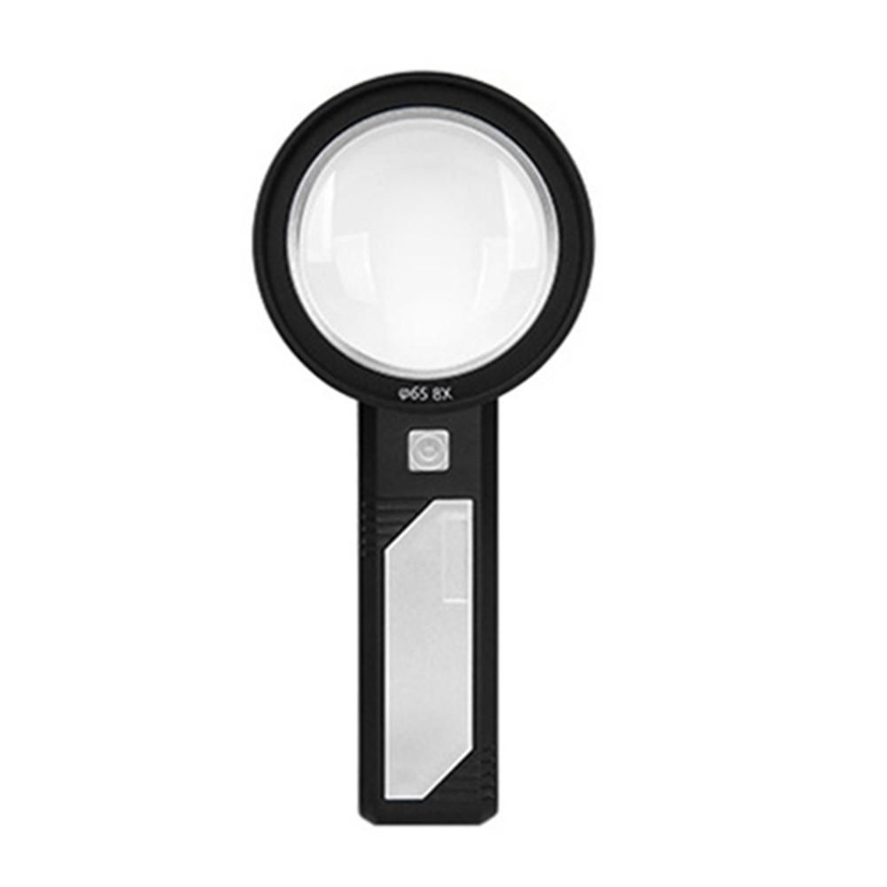Lighted Magnifying Glass 5X 10X 15X with 8 LED for Reading