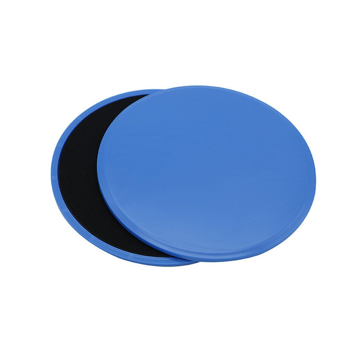 2Pcs Gym Fitness Yoga Plate Glide Slide Workout Slider Gliding Discs Blue