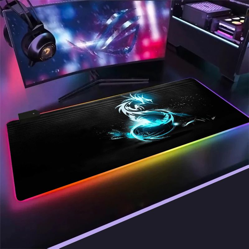 2021 DESIGN Mouse Pad LED RGB Big Size XXL Gamer Anti-slip