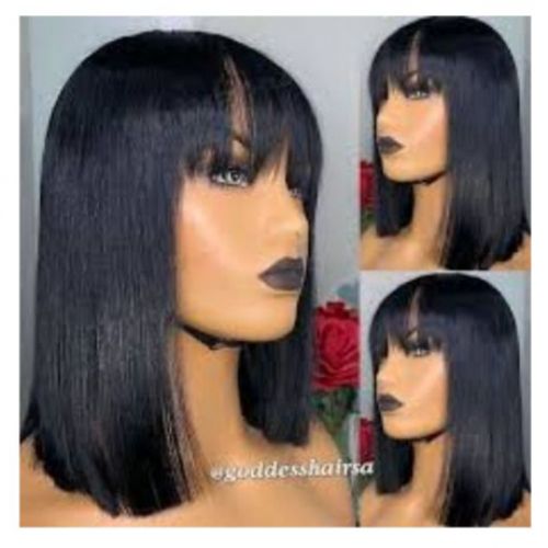 GODDESS Short FRINGE BOB WIGS