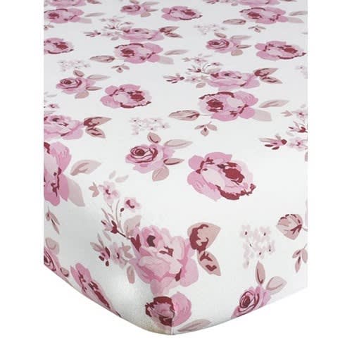 Modern Moments  Baby Fitted Crib Sheet- Floral