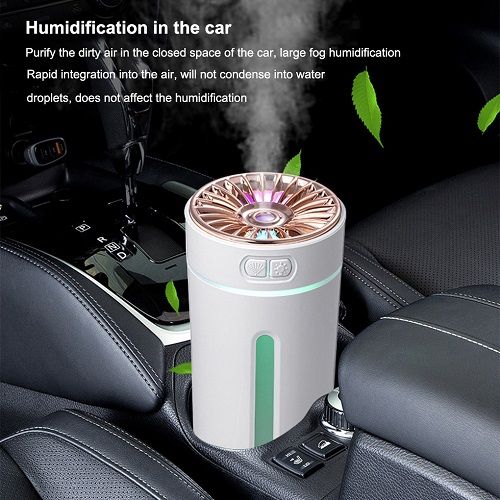 Air Humidifier Purifier Oil Aroma Diffuser Car Home Starry Sky Night Light Projector USB