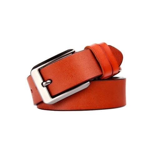 Men's Leather Hide Belt - Brown