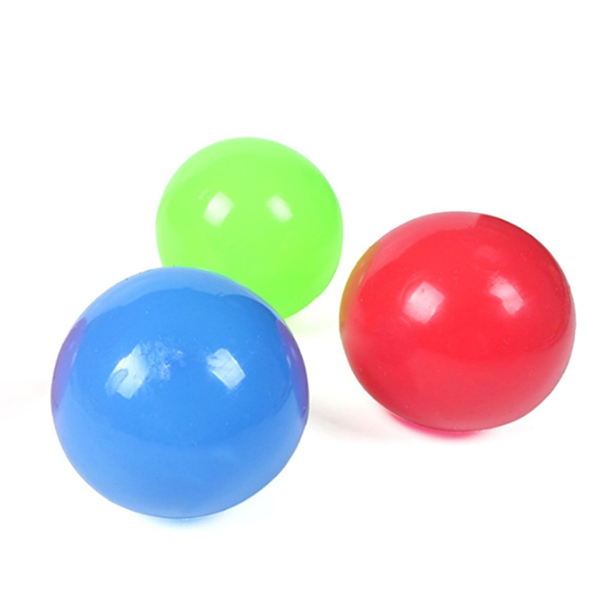Fluorescerende Sticky Target Balls 2 Large Balls + 1 Small