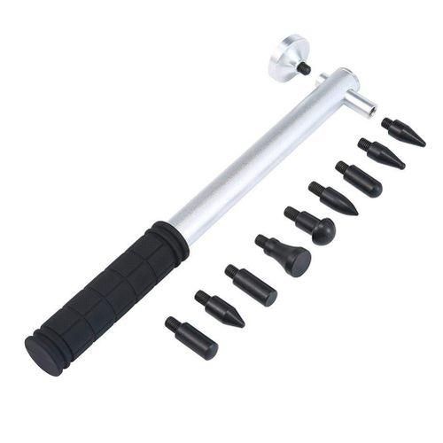 Auto Body Dent Repair Tools, Aluminum + Rubber Paintless