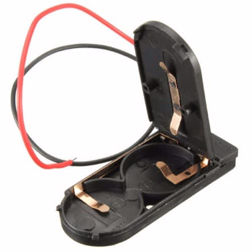 2 x 2032 Coin Cell Battery Holder - 6V Output with On & Off switch