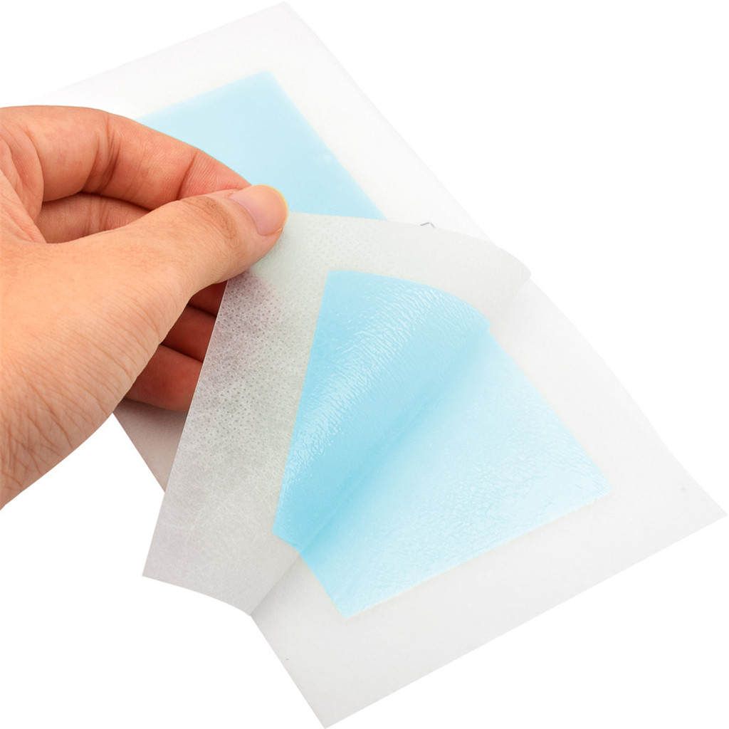 10x Cold  Hair Removal Strips Paper For Facial Leg Body Hair Blue