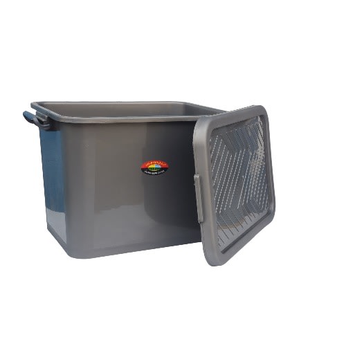 Plastic Storage Container - 80L - GREY