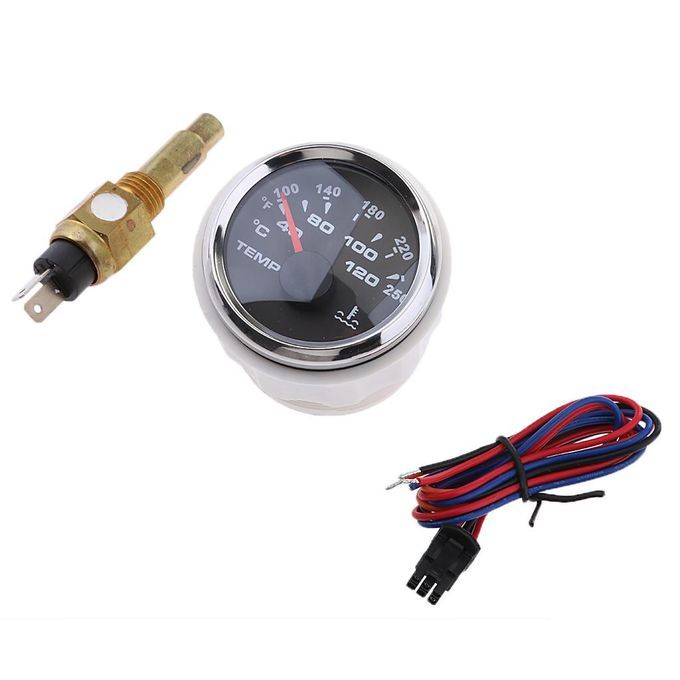 52mm 2 Inch Waterproof IP67 Marine Boat Yacht Water Temperature Gauge