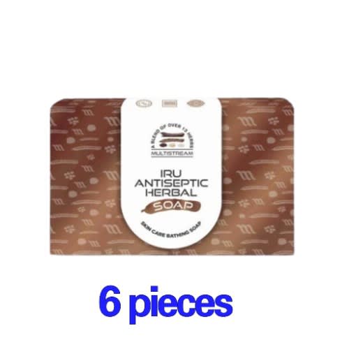 A Roll of Iru Antiseptic Herbal Soap - 6pcs