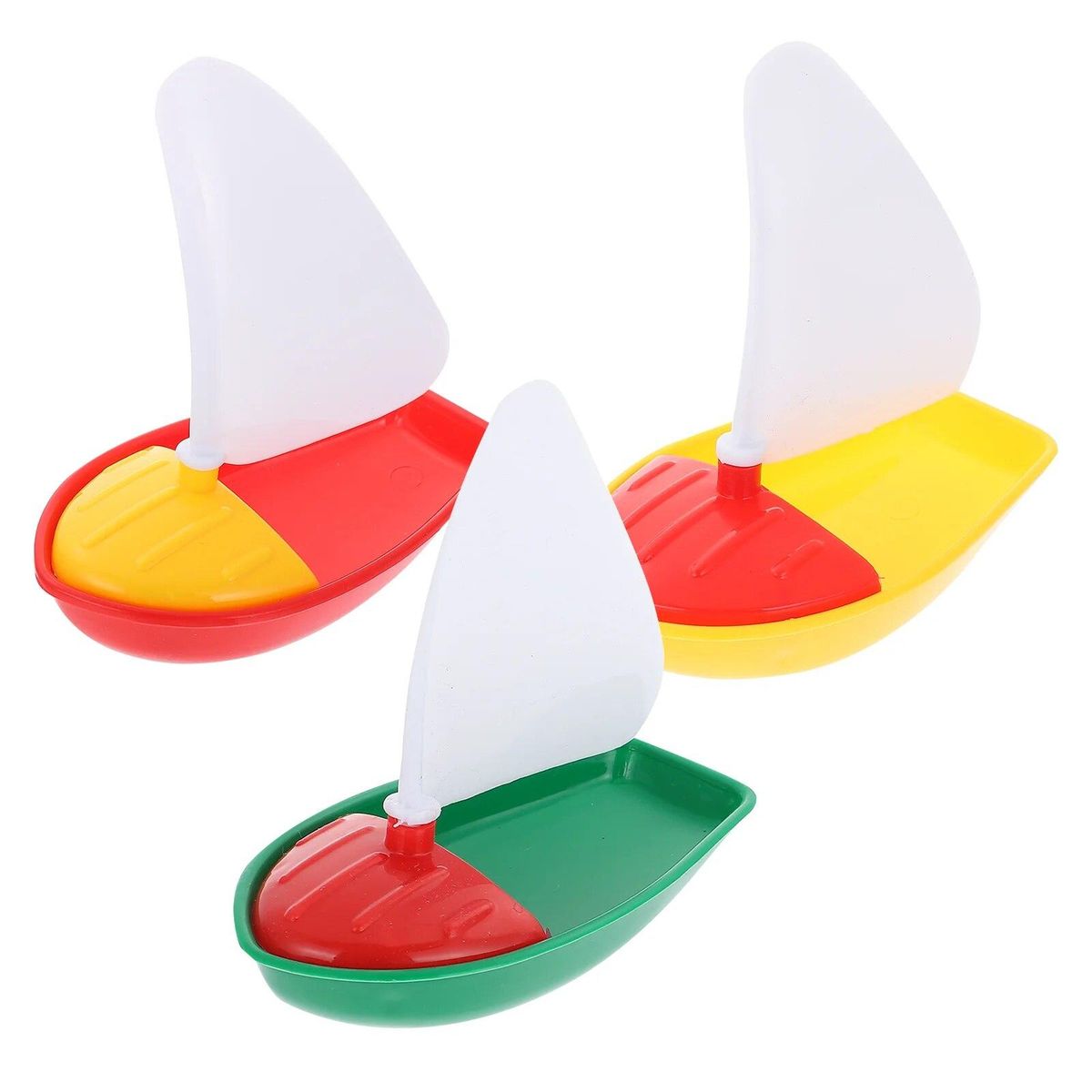 1 Set/ 3pcs Bath Sailing Boats Floating Water Toys Bathtub Bathroom Pool Beach Bath Time