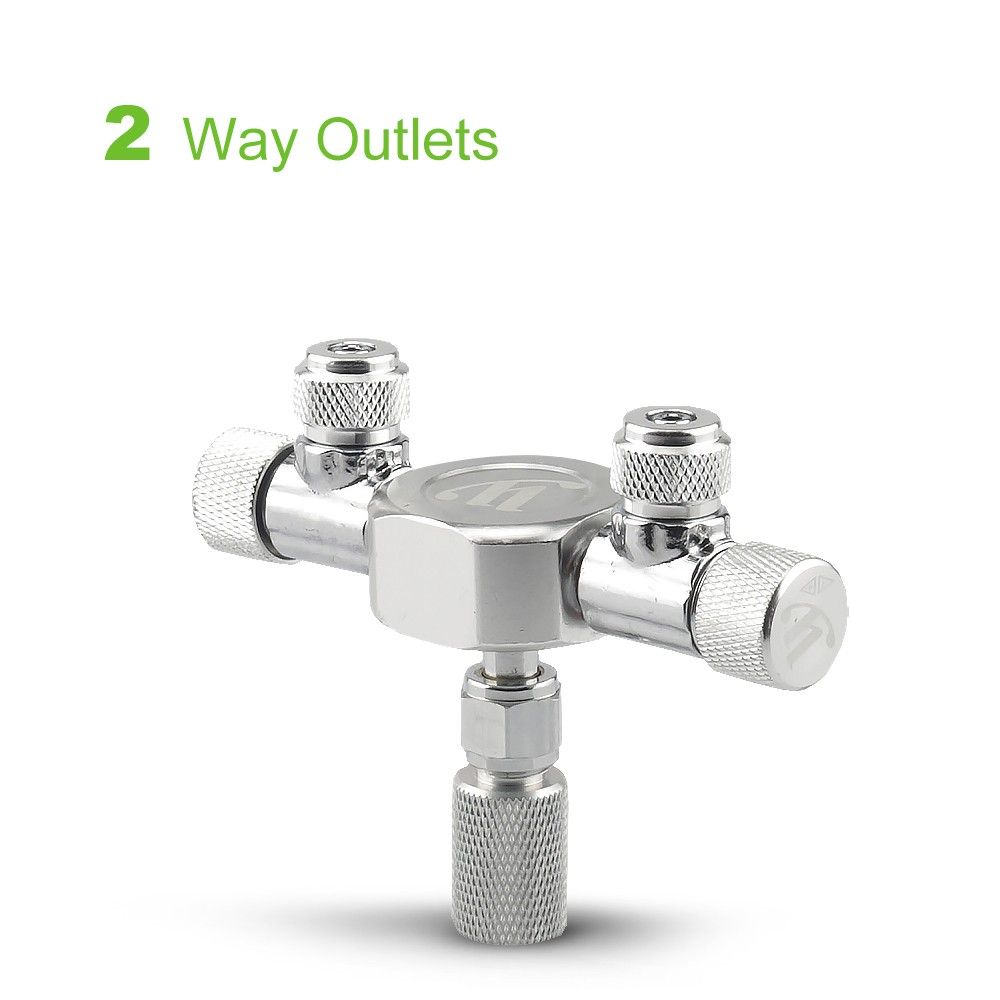 Aquarium Tank CO2 Splitter Regulator Distributor Needle Fine