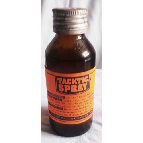 Tacktic Spray Dog Pets Animals Ticks, Fleas & Mange Control
