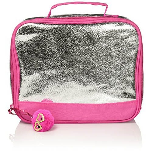 Girls' Metallic Lunchbox, Multi