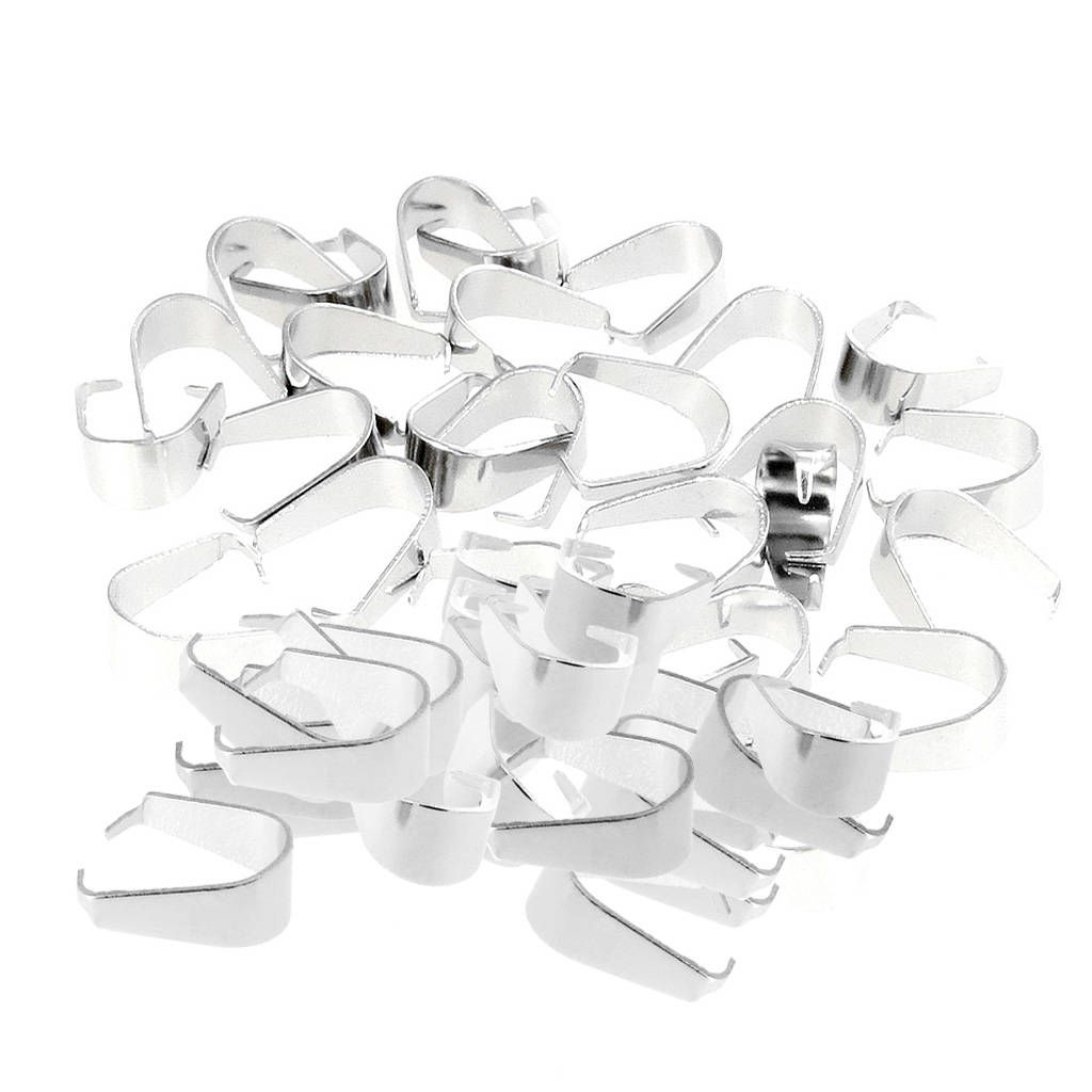 100pcs  Charm Pendant  Bail Connectors DIY Findings