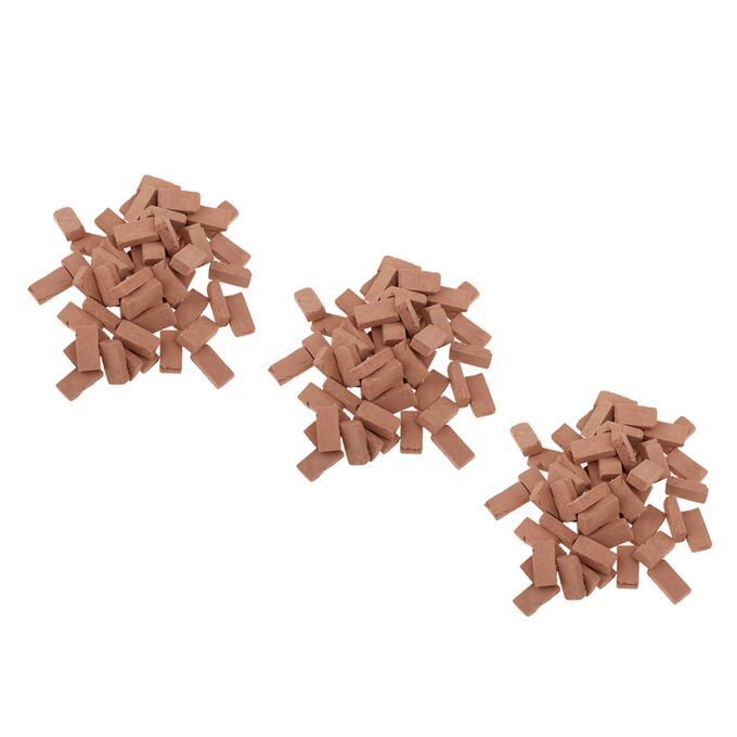 116 Scale Sand Table Armor Land Building Red Bricks Model 17x09cm