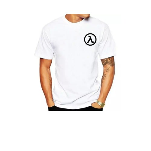 V Circle Cotton T-shirt - White