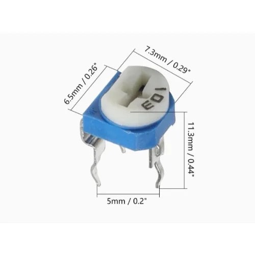 Fine Tuning Rotary Potentiometer