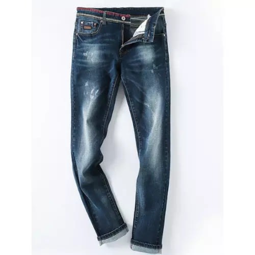 Men's Wash Blue Jeans