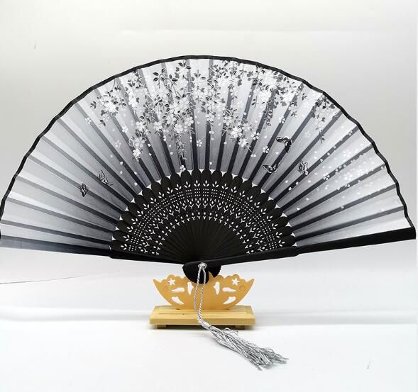 Waaiers Main Chinese Vintage Japanese A Bamboo Gift Fan Bambu Folding Fans Hand Eventail Antique Children Fan Wedding Fold