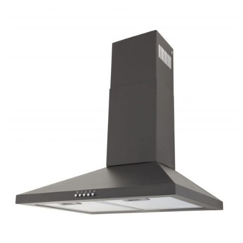 Willow 60cm Black Chimney Cooker Hood Extractor Fan