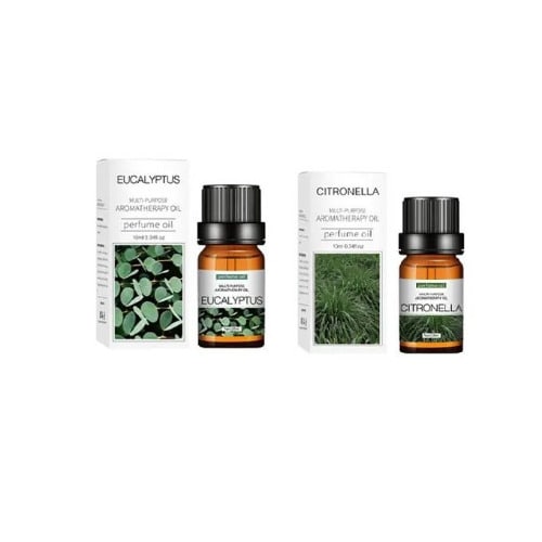 Plant Scented Diffuser Aromatherapy Oil - Eucalyptus/citronella - 10ml X 2