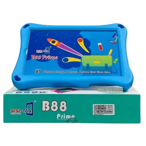 B88 Prime 5G Kids Tablet - 8" - 128GB ROM - 4GB RAM - SIM Enabled - 3500mAh - Blue