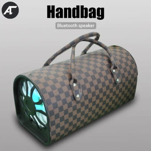 Wireless Mini Bluetooth Handbag Speaker - Indoor Outdoor Mp3 Led Karaoke Fm