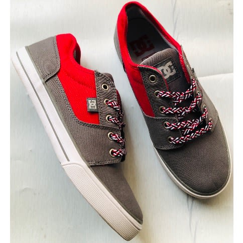 Sturdy Grey And Red Boy's Sneakers Shoes