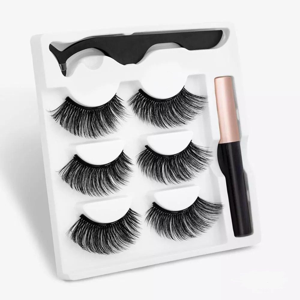 Eyelashes Extra Long Thick Mink Eye Lashes Eyeliner Lashes