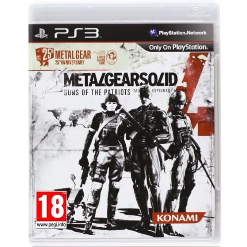 Ps3 Game Metal Gear Solid 4