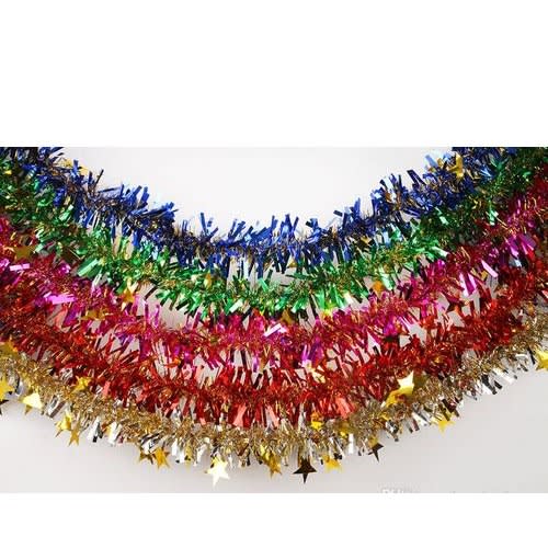 Christmas Bling 6 colours in 1 - Tinsel For Christmas Decorations- 2meters