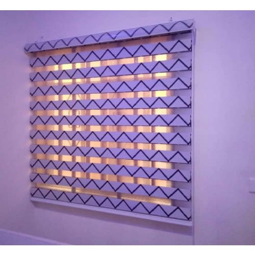 Day & Night Window Blind Pink - 1m * 1m - 39inch * 39 Inch